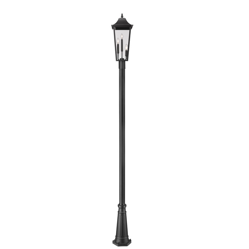 Luminaire d'extérieur 3 lumières Barling, H 120,75 po x l 10 po x P 10 po