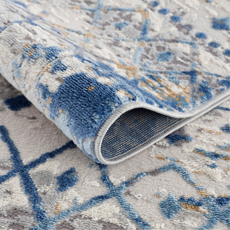 Tapis marocain marocain, Rectangle 5 pi 3 po x 7 pi