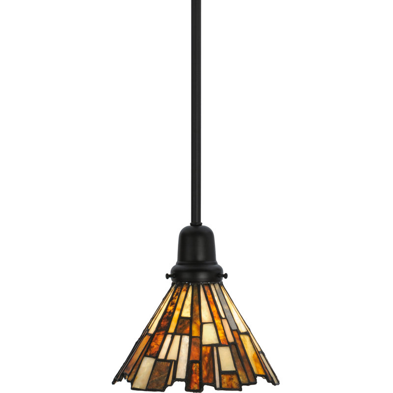 Luminaire suspendu 1 lumière à cône simple Delta Jadestone