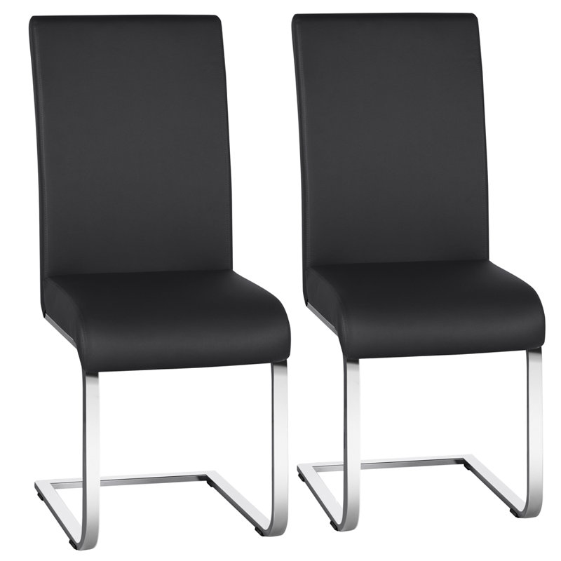  Upholstered Dining Chair, Black