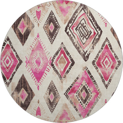 Premium Machine Washable Chelston AMF1861 Aztec Rug