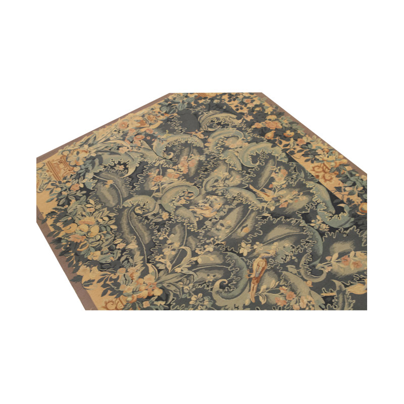 Wool Floral Area Rug