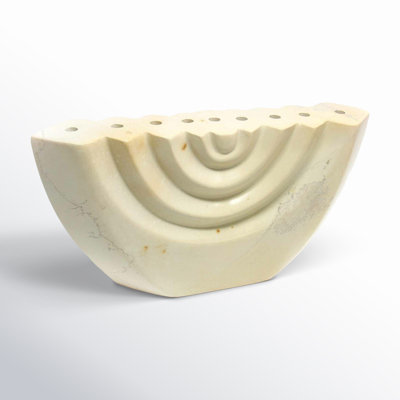 Hand-Carved Menorah