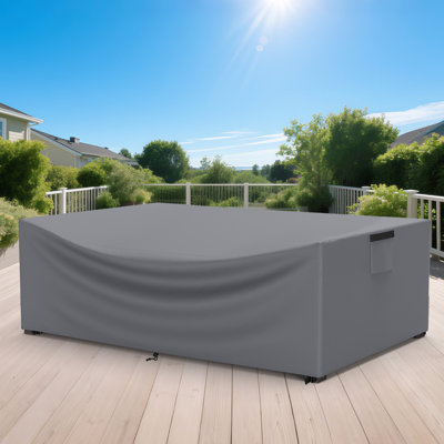 Housse de protection pour meubles d'extérieur robuste et imperméable rectangulaire pour jardin et terrasse