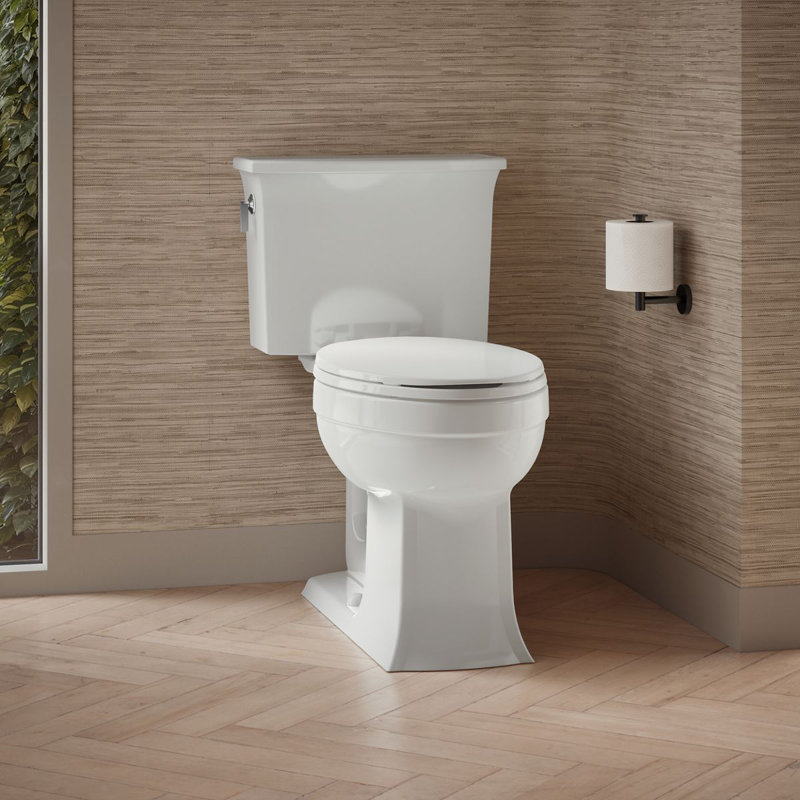 Archer® 1.28 GPF Water Efficient Elongated Two-Piece toilet (Seat Not Included), White