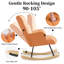 Solid + Manufactured Wood/Iron Rocking Chair-1378224744