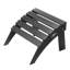 Repose-pieds de patio en PEHD Adirondack 18,7 po x l 19,7 po x H 13 po Adirondack