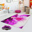 Tapis tissé élégant, 31,5 po x 47,2 po | 100% polyester, hauteur des poils: 0,04 po, hauteur totale: 0,31 po | Antibactérien, feutre en PVC antidérapant | Lavable à la machine, parfait pour le salon et la chambre à coucher-1694147513