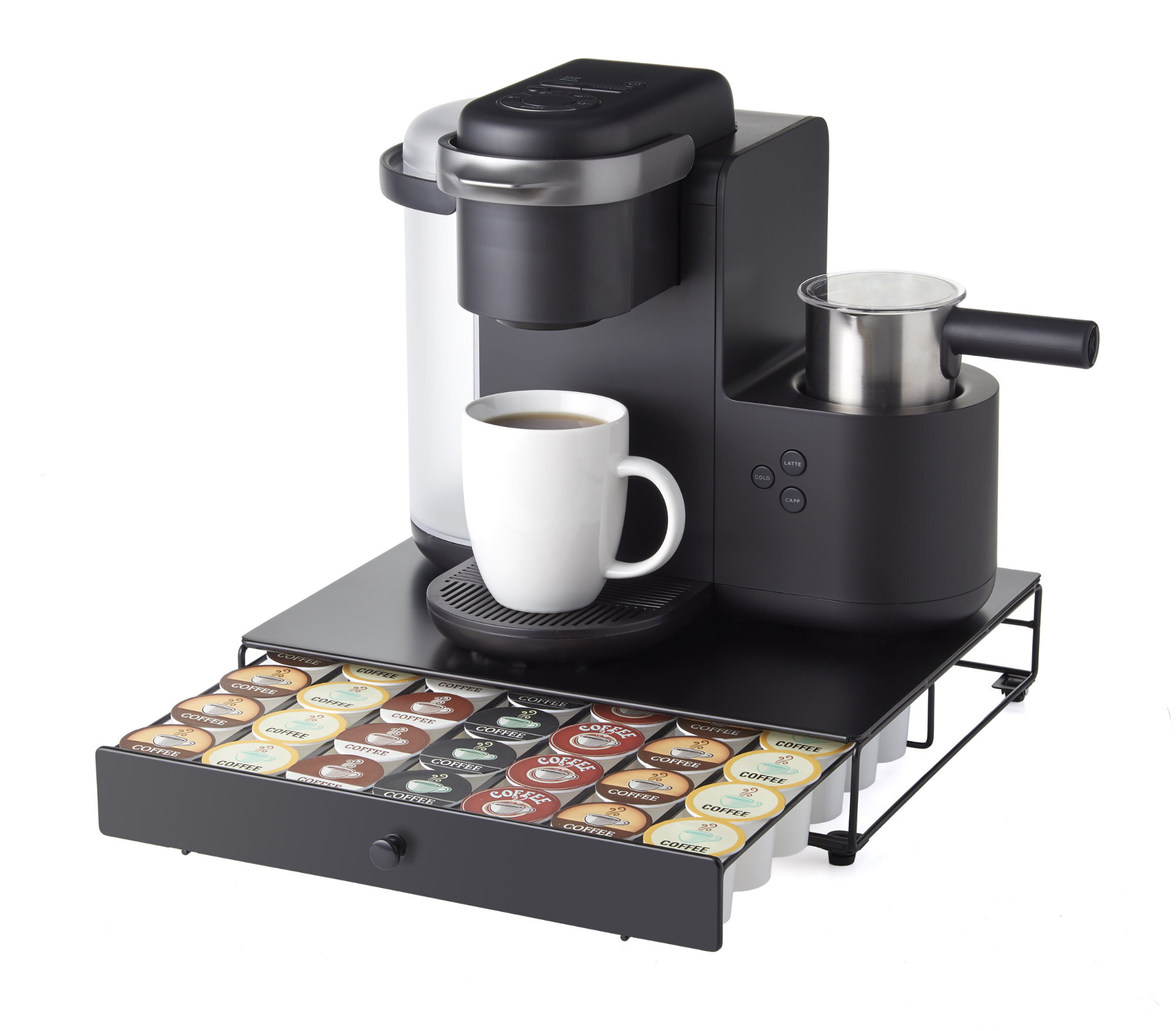 Nifty Solutions Coffee Pod Carousel – Compatible with K-Cups, 35 Pod  Capacity, Black