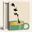 «Diving Cats Into Coffee Cup», ensemble de 1 reproduction d'art sur toile tendue-1998689417