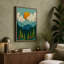 Mountains Under Morning Sun Scandinavian - Wrapped Canvas-131762326-131762331