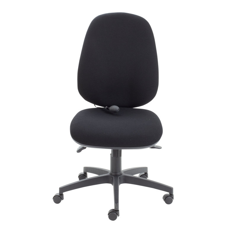 Chenault Polyester Blend Office Chair, Black