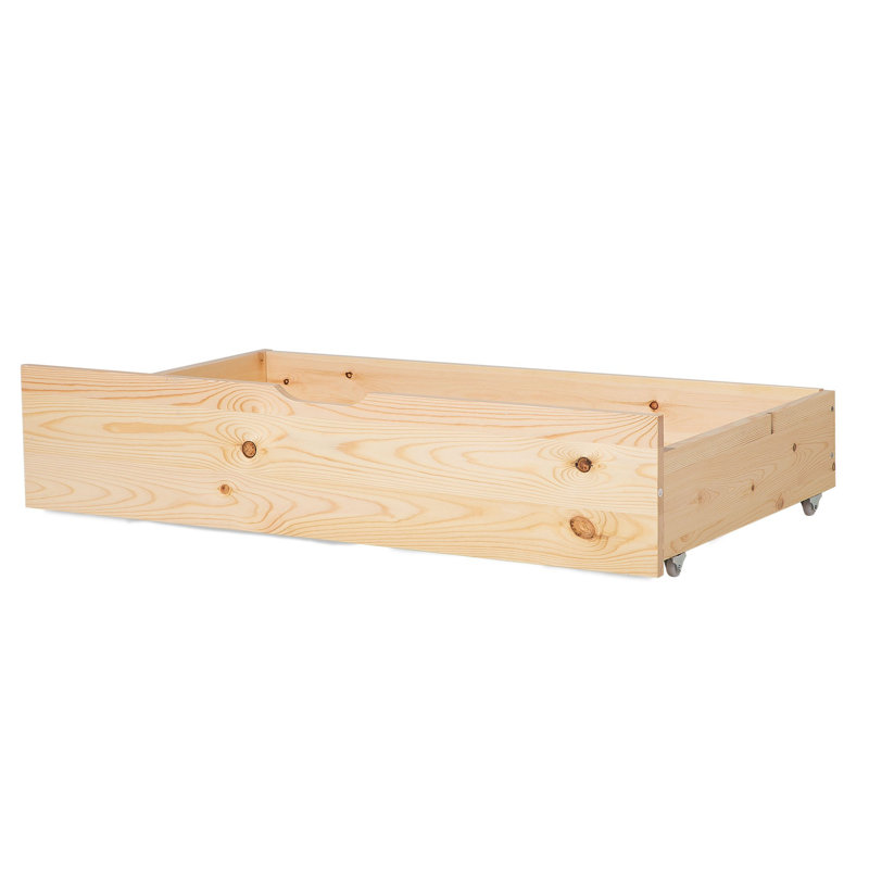 Sandbach Underbed Storage Drawers, Light Wood