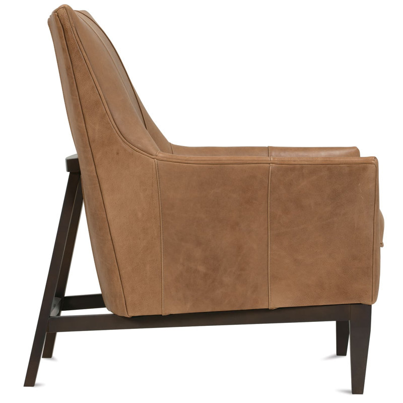 Nugget Leather Thatcher Chair