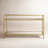 Marissa 42'' Glass Top Console Table-696793384