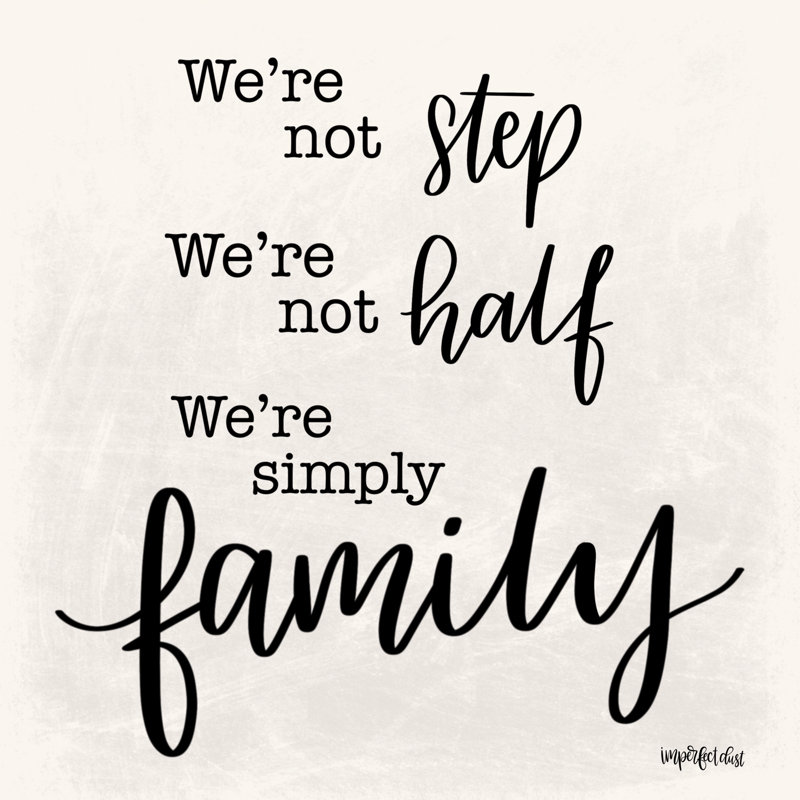 «Simply Family On Canvas» par Imperfect Dust, H 12 po x l 12 po