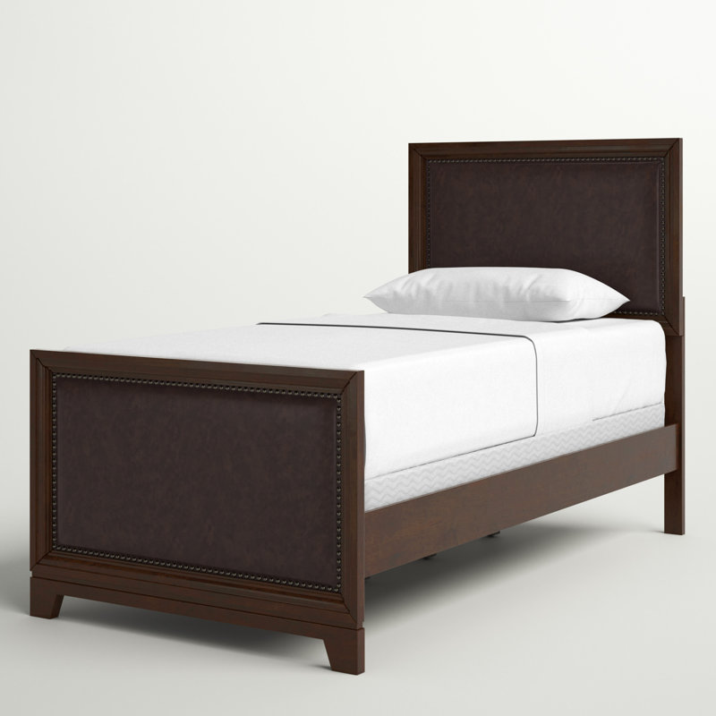 Lit tapissier standard Broseley, Simple, Brun foncé