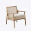 Fauteuil d'appoint, dossier canné (siège d'appoint)