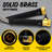 Pro Bionic Steel 100 Foot 304 Stainless Steel Metal Garden Hose with Brass Nozzle, Crush Resistant