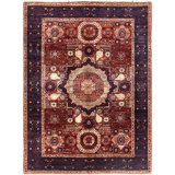 Wool Oriental Area Rug in Yellow