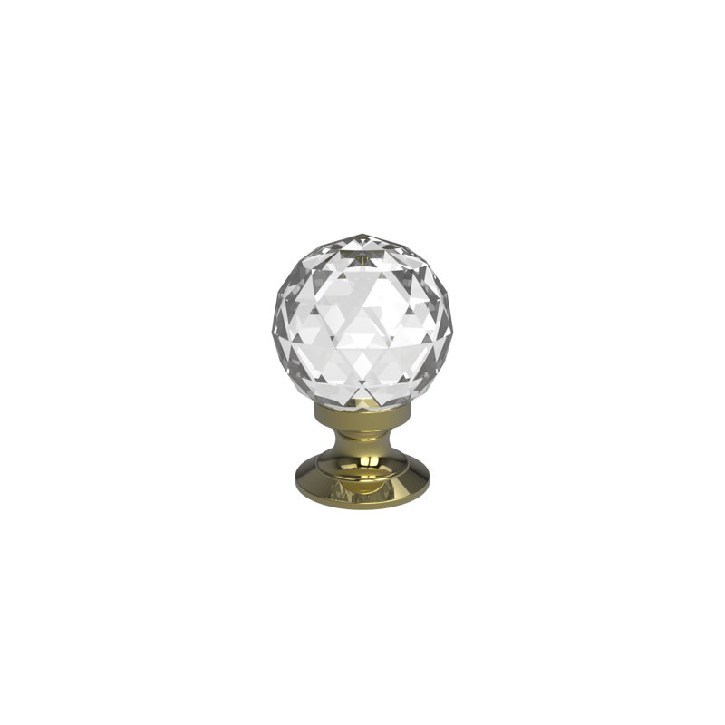 Nickelsberg 25mm Diameter Round Knob, Polished Brass