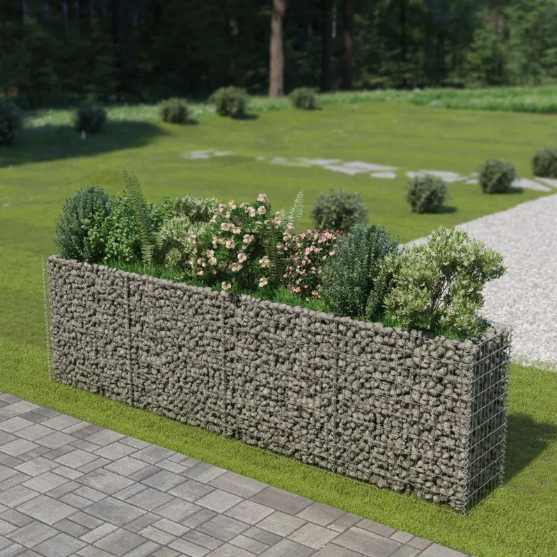 Metal Raised Garden Bed, 100cm H x 360cm W x 50cm D