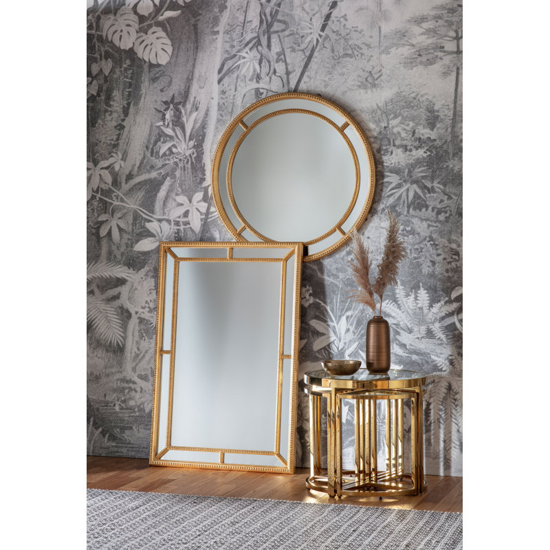 Chesterville Wood Flat Wall Mirror