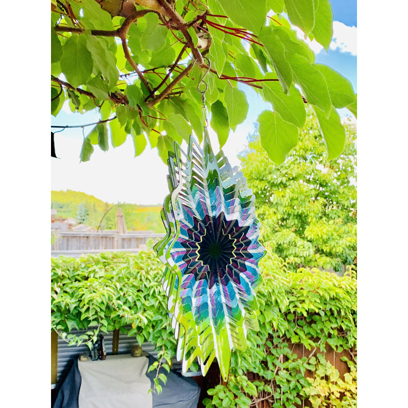 Shubhada Weather Resistant Metal Abstract Rotator