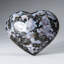 Genuine Polished Indigo Gabbro Heart (0.66 Lbs)-622658125