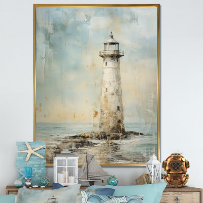 Phare gris minimal