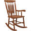 Chaise berçante en bois massif Tamicka-569193521
