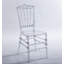Ensemble de 4 chaises de mariage / salle à manger - siège en plastique PP avec charge de 220 lb, facile à assembler pour les rassemblements