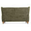 Causeuse courbée olive de 58 po Modern Modern Chairs