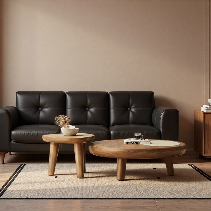 Table basse ronde Retro
