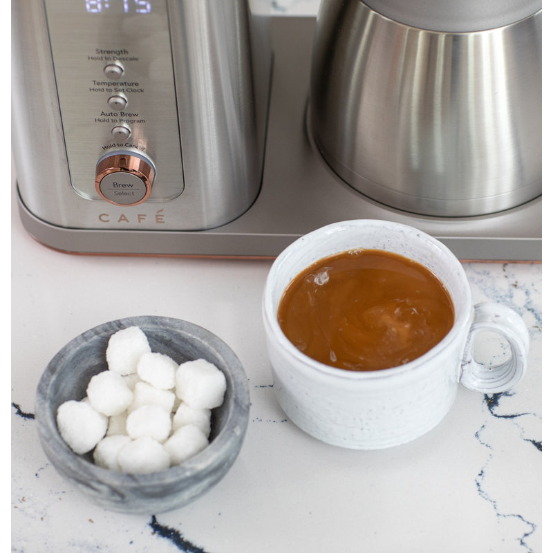 Stainless Steel 10-Cup Programmable Drip Coffee Maker with Grinder