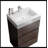 37/24 24 " W Free Standing Wall Mounted 1 Single Vanity Bathroom Vanity With Ceramic Top-97891074-97891075