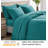Washed Microfiber 7-Pieces Honeycomb Comforter Set with Sheets-233380301-233380296