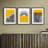 " Paint Stroke And Polygon Color Block Variety Abstract Shapes Illustrations " 3 - Pieces-75220686