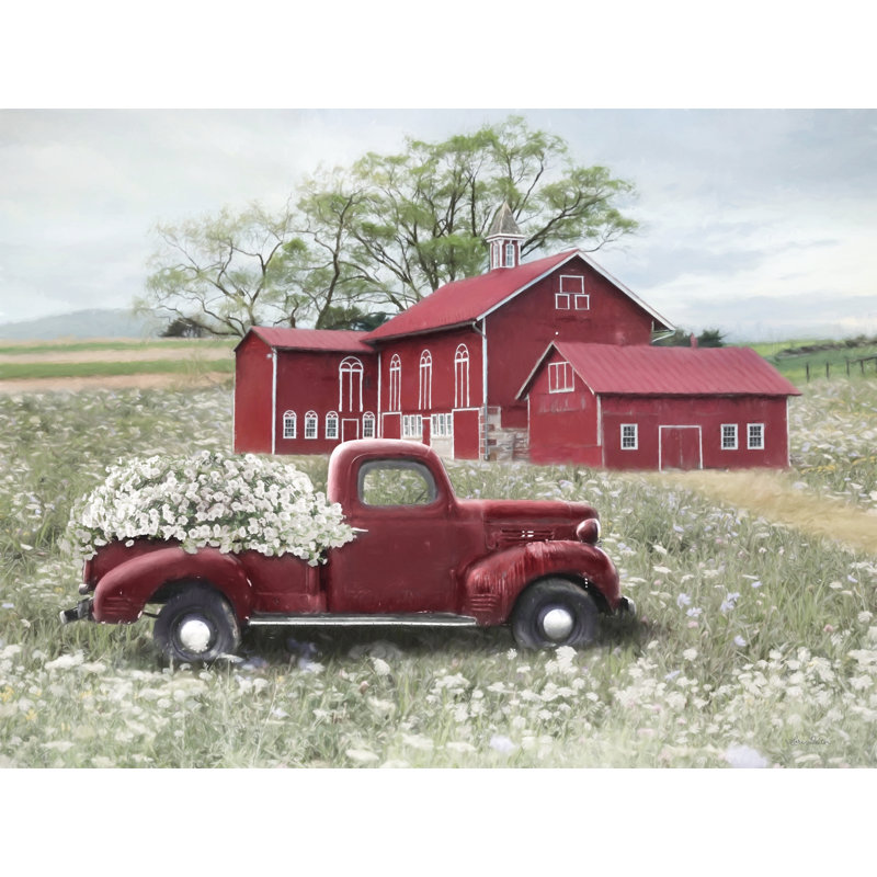 " Spring At The Barn ", 24" H x 36" W  