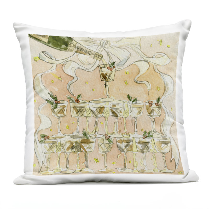 Coussin extérieur Pouring Champagne