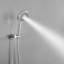 Système de douche mural avec douche à main 2 poignées ensemble de robinet de douche en laiton haute pression avec valve à pression équilibrée-123997713