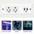 Deshayla Rectangle Aquarium Stand with Power Outlets & LED Light-1523163885-1523163884