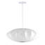 Luminaire suspendu 1 lumière blanc pour le salon, la salle à manger et la chambre à coucher-114292559