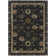 Machine Washable Indoor/Outdoor Xhevrie Black Rug