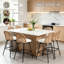 Swivel Upholstered Chenille Bar Stool-1268891584