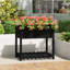 Aalap Wood Raised Garden Bed-1460018426-1460018430