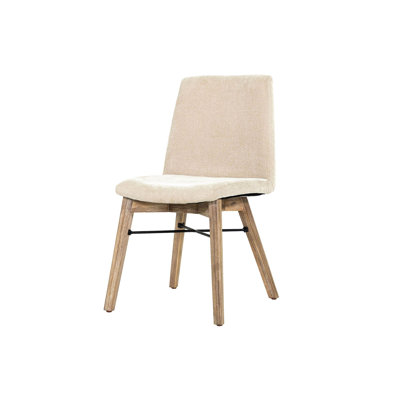 Madgelene 19.5'' H Upholstered Acacia Side Chair