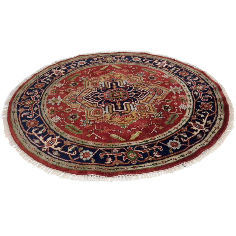 Kelene Oriental Area Rug in Red
