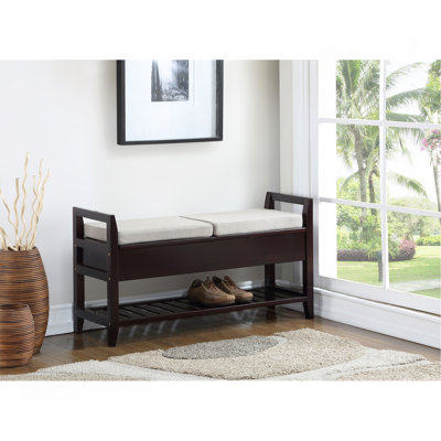 Banc de rangement pour chaussures Espresso