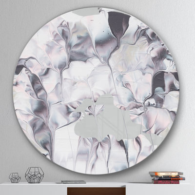 «Light and Shadow III», peinture sur cercle métallique